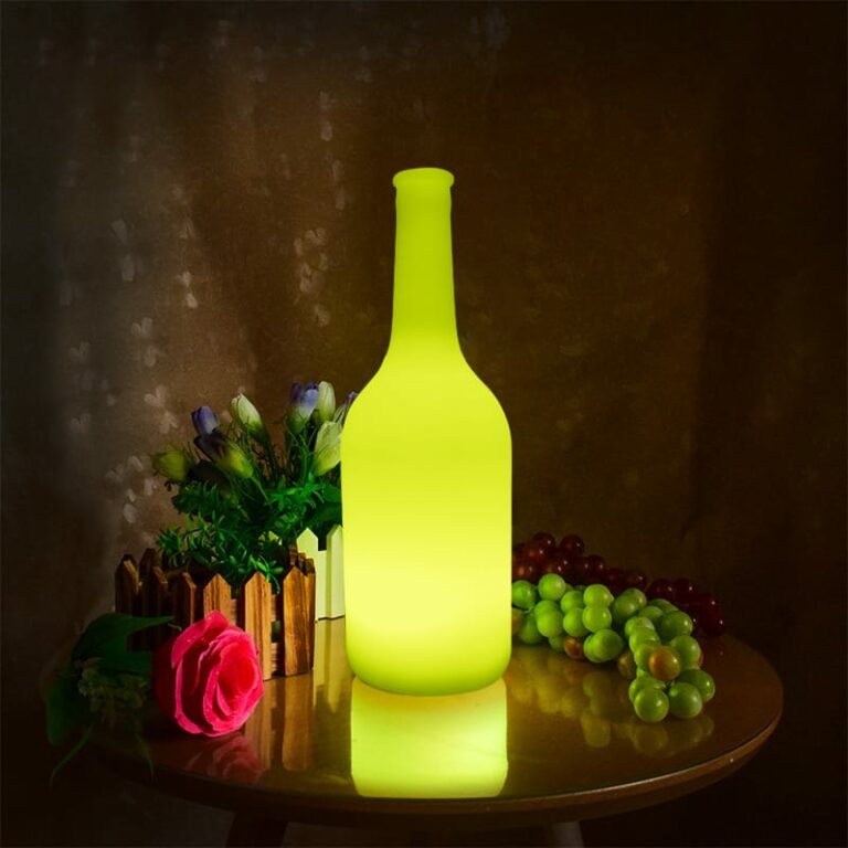 Lampada Da Tavolo Led A Bottiglia Mod Cristal 02